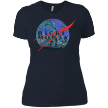 Load image into Gallery viewer, Rick and Morty NASA funny t shirt Ladies' Boyfriend