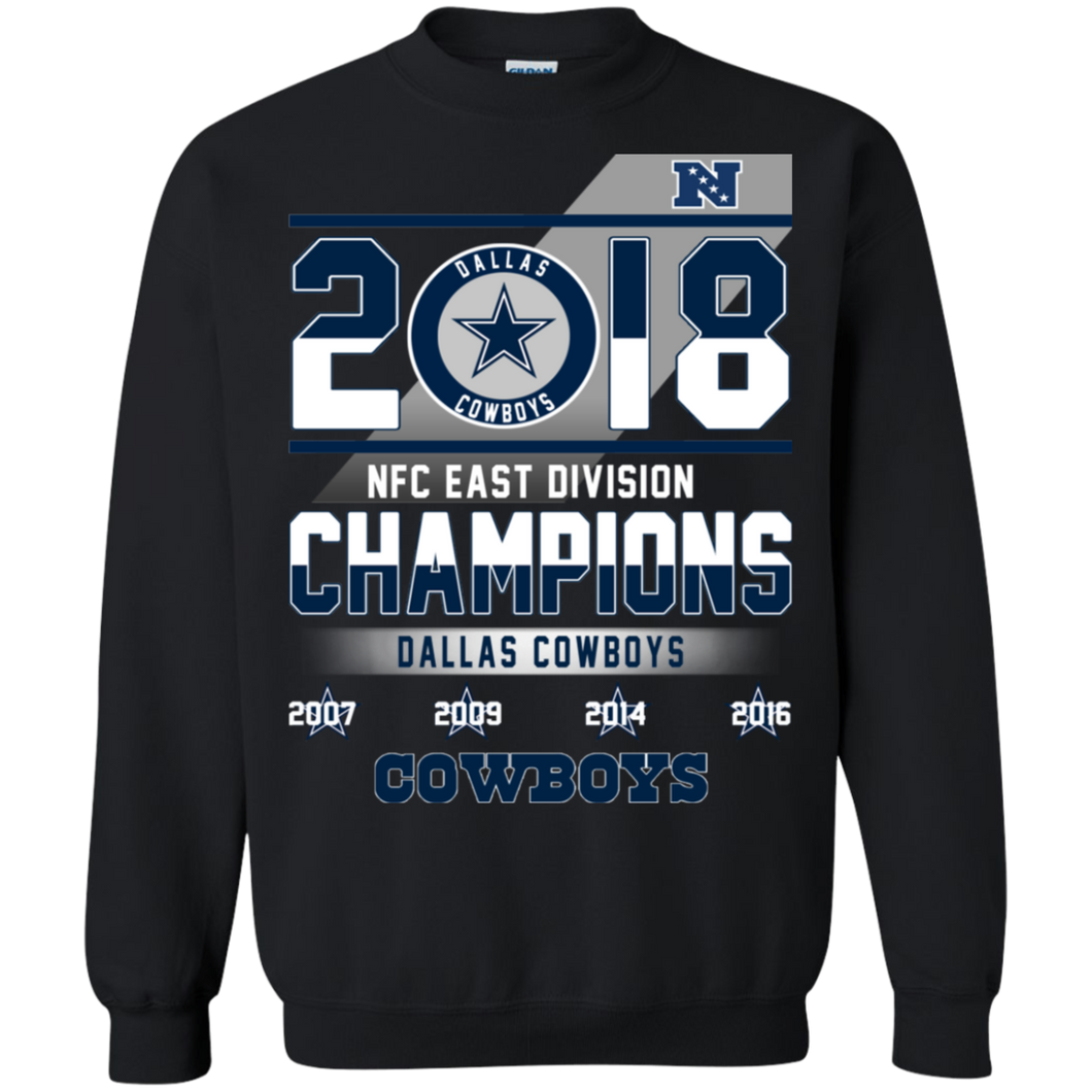 Dallas Cowboys 2018 NFC East Division Champions shirt Sweatshirt