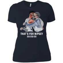 Load image into Gallery viewer, Russell Westbrook That's for Nipsey 202020 shirt Ladies' Boyfriend t Shirt