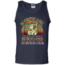 Load image into Gallery viewer, Scorpio Girl Zodiac Shirt October November Tank Top