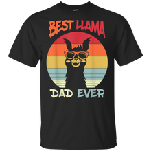 Load image into Gallery viewer, Retro Vintage Best Llama Dad Ever Father's Day Gift t shirt