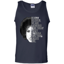 Load image into Gallery viewer, Dearly Beloved We Are Gathered Here Today Tank Top