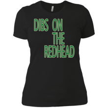 Load image into Gallery viewer, Dibs On The Redhead St Patricks Day Ladies' Boyfriend