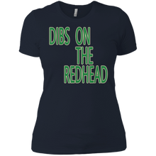 Load image into Gallery viewer, Dibs On The Redhead St Patricks Day Ladies' Boyfriend
