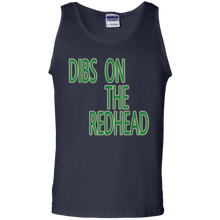 Load image into Gallery viewer, Dibs On The Redhead St Patricks Day Tank Top