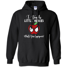 Load image into Gallery viewer, Deadpool apple I teach little heroes shirt Hoodie