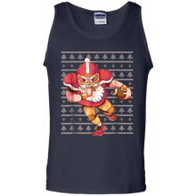 Load image into Gallery viewer, Santa Football Graphic shirt Tank Top
