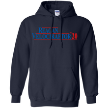 Load image into Gallery viewer, Ronald Reagan Velociraptor 2020 presidential election shirt Hoodie