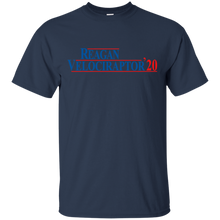 Load image into Gallery viewer, Ronald Reagan Velociraptor 2020 presidential election shirt t shirt