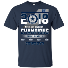 Load image into Gallery viewer, Dallas Cowboys 2018 NFC East Division Champions shirt t shirt