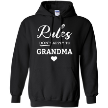 Load image into Gallery viewer, Rules Don't Apply To Grandma Hoodie