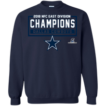 Load image into Gallery viewer, Dallas Cowboys Champions NFC East Division 2018 shirt Sweatshirt