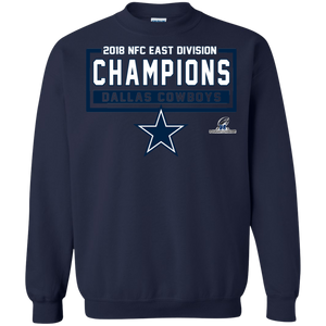 Dallas Cowboys Champions NFC East Division 2018 shirt Sweatshirt