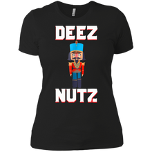 Load image into Gallery viewer, Deez Nuts Nutcracker Holiday Christmas Funny shirt Ladies' Boyfriend