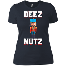 Load image into Gallery viewer, Deez Nuts Nutcracker Holiday Christmas Funny shirt Ladies' Boyfriend