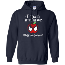 Load image into Gallery viewer, Deadpool apple I teach little heroes shirt Hoodie
