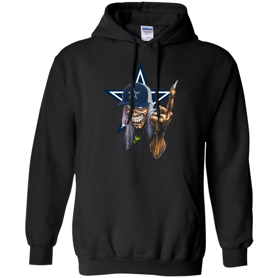 Dallas Cowboys Iron Maiden Football shirt Hoodie