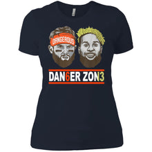 Load image into Gallery viewer, Danger Zone Odell Beckham Baker Mayfield Cleveland Browns Football Ladies' Boyfriend t Shirt