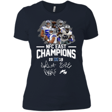 Load image into Gallery viewer, Dallas Cowboys Champions NFC East Division 2018 Football shirt Ladies' Boyfriend