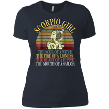 Load image into Gallery viewer, Scorpio Girl Zodiac Shirt October November Ladies' Boyfriend
