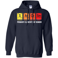 Load image into Gallery viewer, Science Shirt Sarcasm S Ar Ca Sm Primary Elements of Humor Hoodie