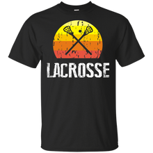 Load image into Gallery viewer, Retro Style Lacrosse Silhouette t shirt