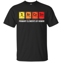 Load image into Gallery viewer, Science Shirt Sarcasm S Ar Ca Sm Primary Elements of Humor t shirt