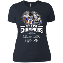 Load image into Gallery viewer, Dallas Cowboys Champions NFC East Division 2018 Football shirt Ladies' Boyfriend