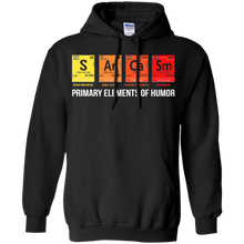 Load image into Gallery viewer, Science Shirt Sarcasm S Ar Ca Sm Primary Elements of Humor Hoodie