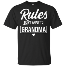 Load image into Gallery viewer, Rules Don’t Apply to Grandma shirt t shirt
