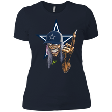Load image into Gallery viewer, Dallas Cowboys Iron Maiden Football shirt Ladies' Boyfriend