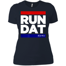 Load image into Gallery viewer, RUN DAT shirt for Datsun's DMC racer Ladies' Boyfriend