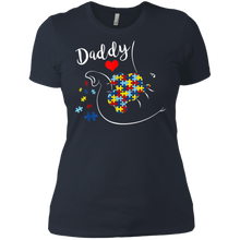 Load image into Gallery viewer, Daddy Elephant Autism Awareness Daddy Autism Ladies&#39; Boyfriend