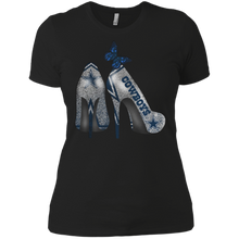 Load image into Gallery viewer, Dallas cowboys Rhinestone High Heels shirt Ladies&#39; Boyfriend