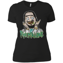 Load image into Gallery viewer, Rick Malone Post Malone Mix Rick Morty shirt Ladies' Boyfriend