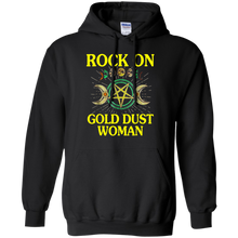 Load image into Gallery viewer, Rock On Gold Dust Woman shirt Hoodie