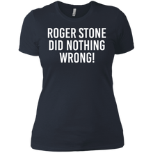 Load image into Gallery viewer, Roger stone did nothing wrong shirt Ladies' Boyfriend