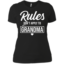 Load image into Gallery viewer, Rules Don’t Apply to Grandma shirt Ladies' Boyfriend