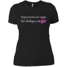 Load image into Gallery viewer, Deployments are Tough But Darling So are You shirt Ladies' Boyfriend