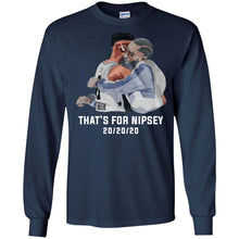 Load image into Gallery viewer, Russell Westbrook That's for Nipsey 202020 shirt Long Sleeve