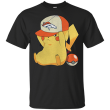Load image into Gallery viewer, Denver Broncos Pikachu Pokemon t shirt t shirt