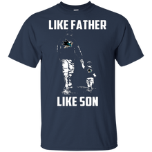 Load image into Gallery viewer, San Jose Sharks Like Father Like Son t shirt t shirt