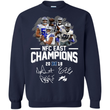 Load image into Gallery viewer, Dallas Cowboys Champions NFC East Division 2018 Football shirt Sweatshirt