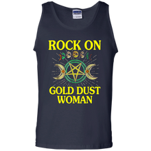 Load image into Gallery viewer, Rock On Gold Dust Woman shirt Tank Top