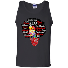 Load image into Gallery viewer, Delta DST Sorority Natural Hair Diva Sigma Theta Paraphernal Tank Top