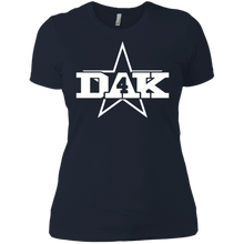Load image into Gallery viewer, Dallas Cowboys shirt Dak Prescott Jersey t shirt Ladies' Boyfriend