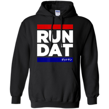 Load image into Gallery viewer, RUN DAT shirt for Datsun's DMC racer Hoodie