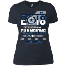 Load image into Gallery viewer, Dallas Cowboys 2018 NFC East Division Champions shirt Ladies' Boyfriend