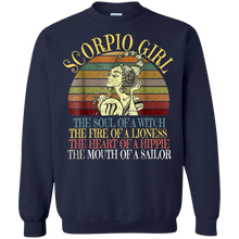 Load image into Gallery viewer, Scorpio Girl Zodiac Shirt October November Sweatshirt