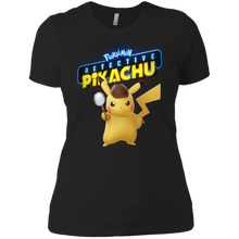 Load image into Gallery viewer, Detective Pikachu funny shirt Ladies' Boyfriend